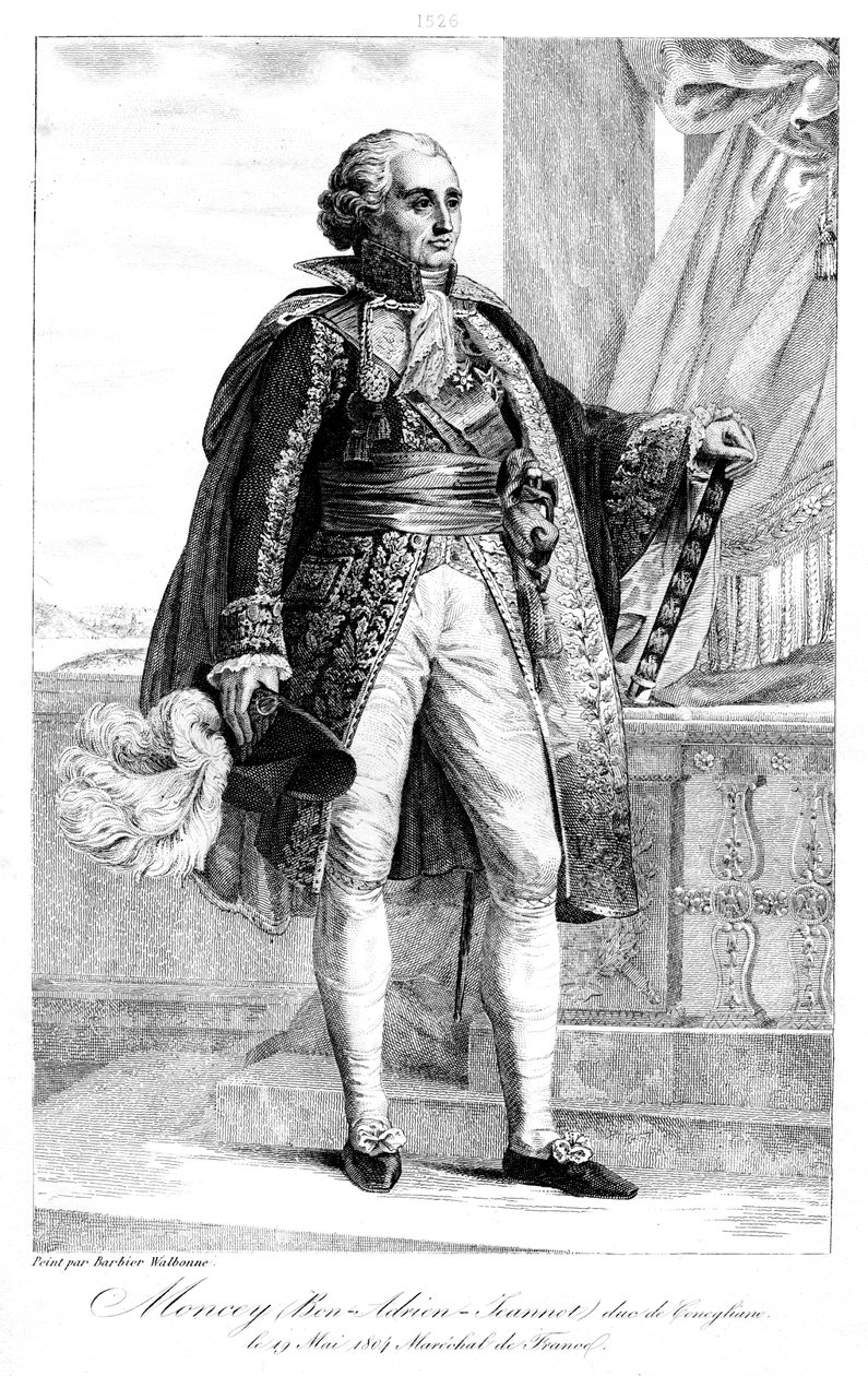 Bon Adrien Jeannot de Moncey 1754-1842, Ranskan marsalkka, 1839. tekijältä Geille
