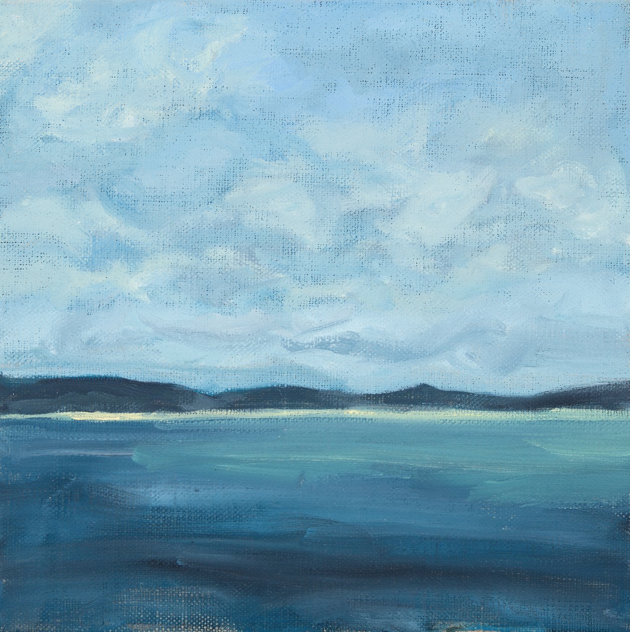 Merimaisema, 2016 (öljy kankaalle) tekijältä Genevieve French