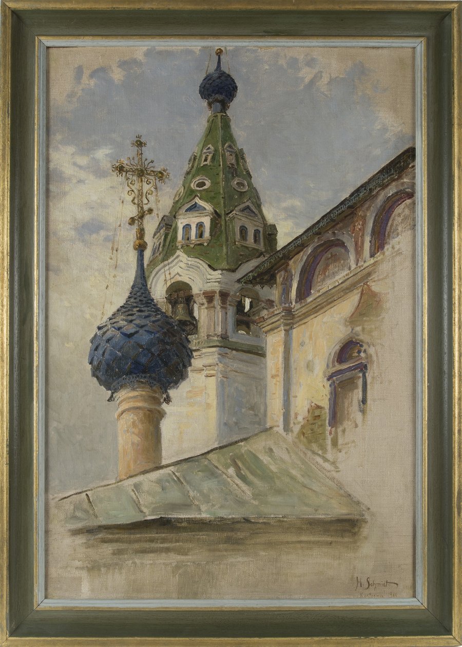 Arkkienkeli Mikaelin kirkko Kostromassa, 1910 tekijältä Genrikh Genrikhovich Schmidt