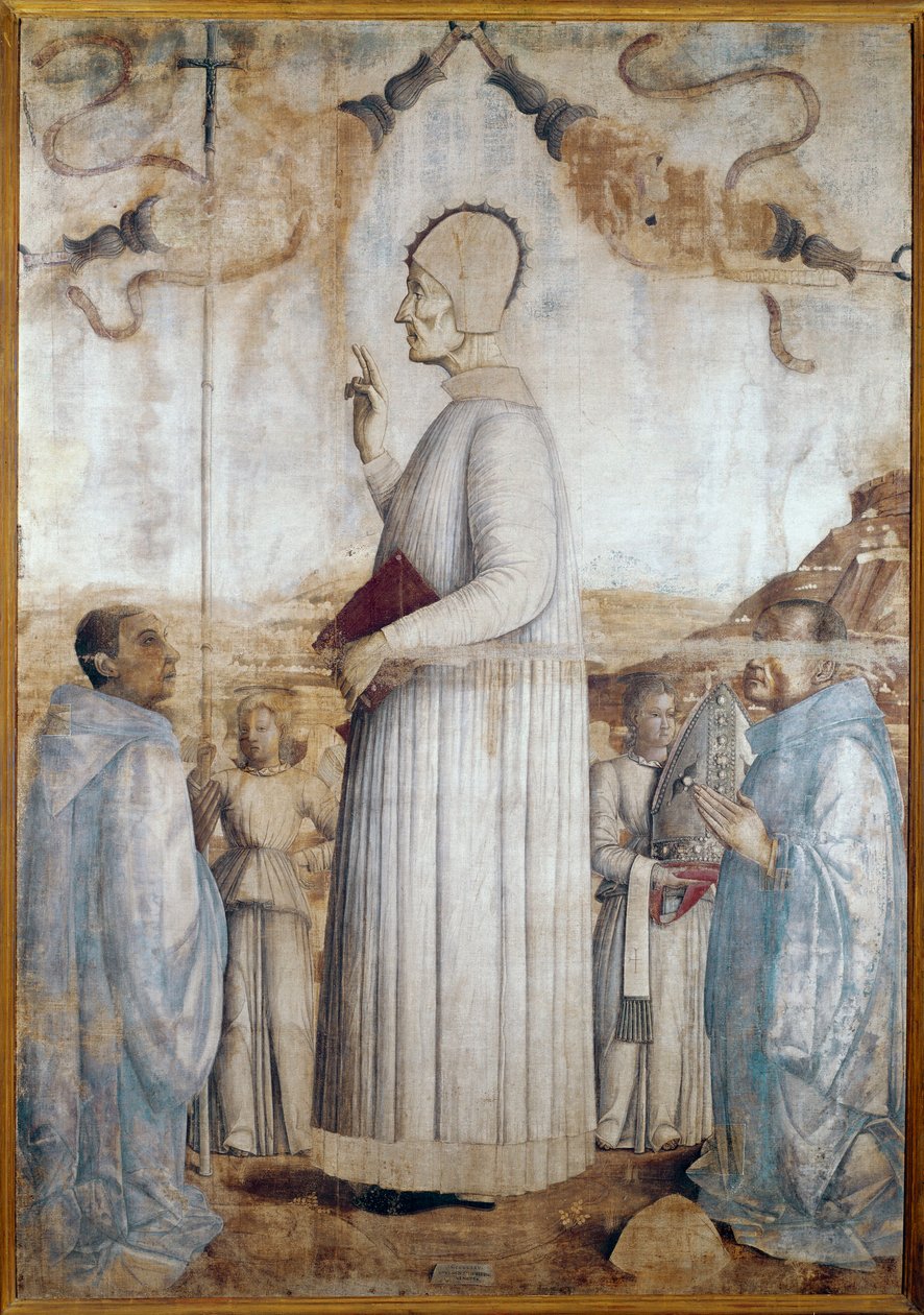 Lawrence Giustiniani tai Lorenzo Giustiniani (tempera puulla tekijältä Gentile Bellini
