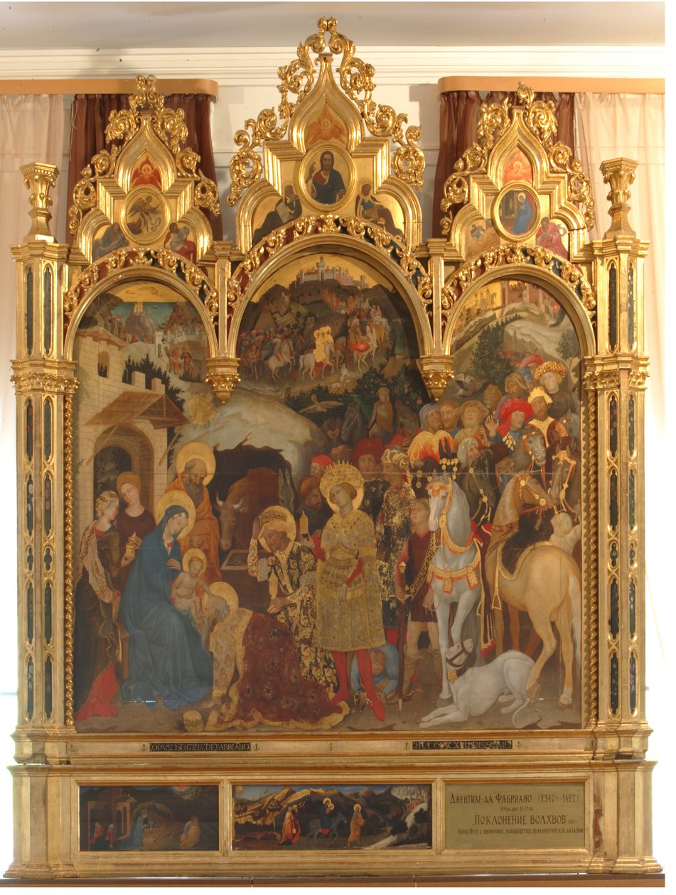 The Adoration of the Magi, noin 1420 tekijältä Gentile da Fabriano