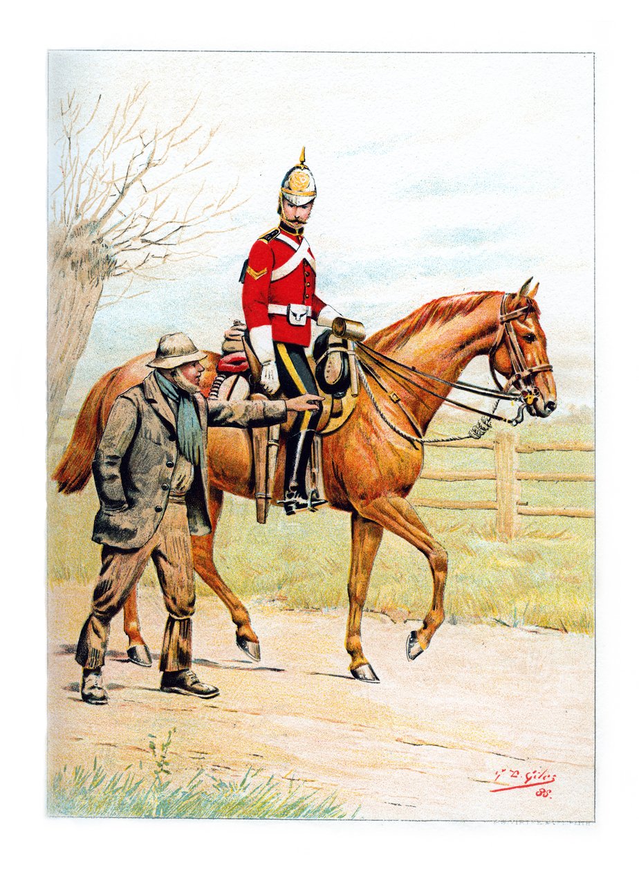 1st Royal Dragons, 1890. tekijältä Geoffrey Douglas Giles