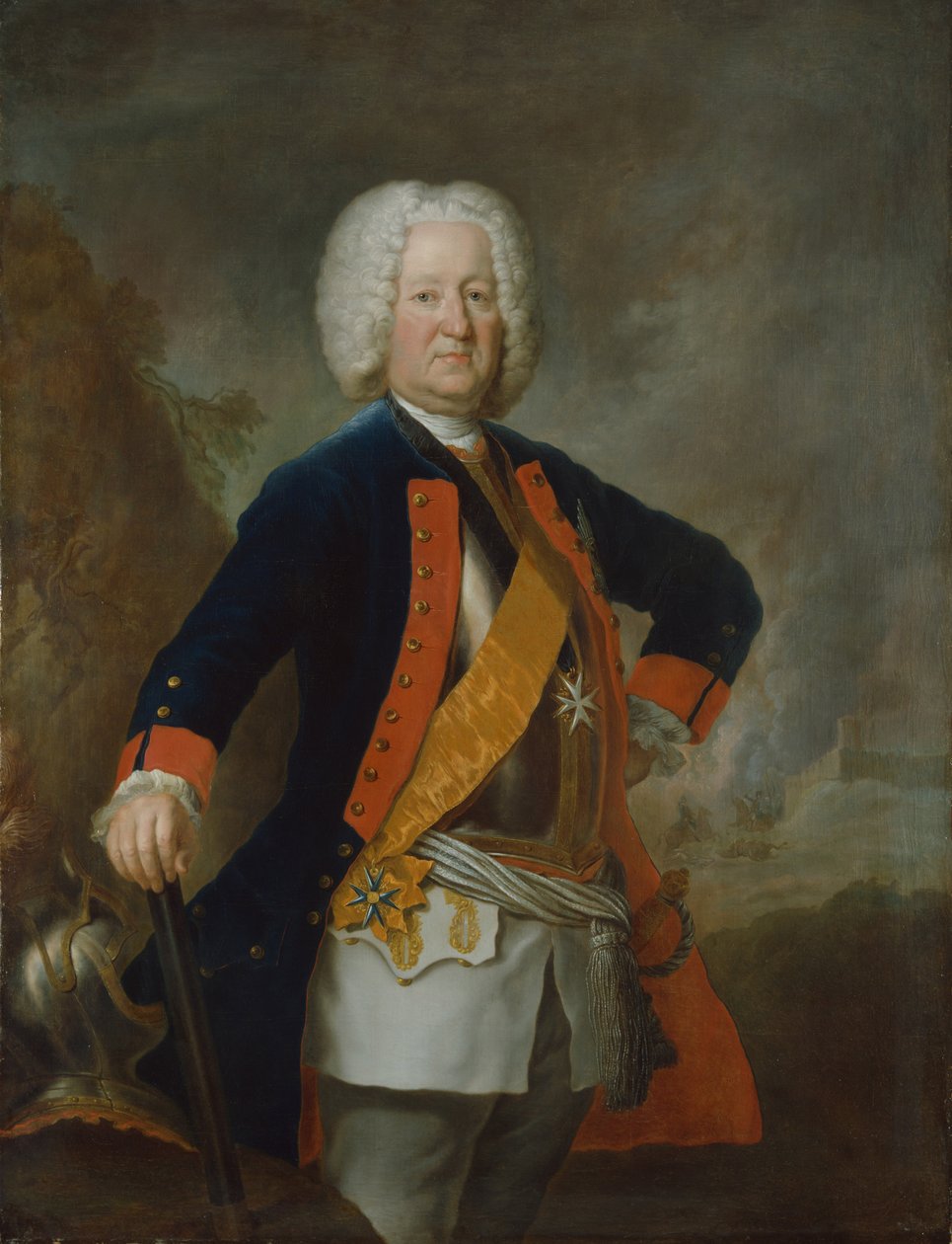 Kenttämarsalkka kreivi Finck von Finckenstein tekijältä Georg David Matthieu