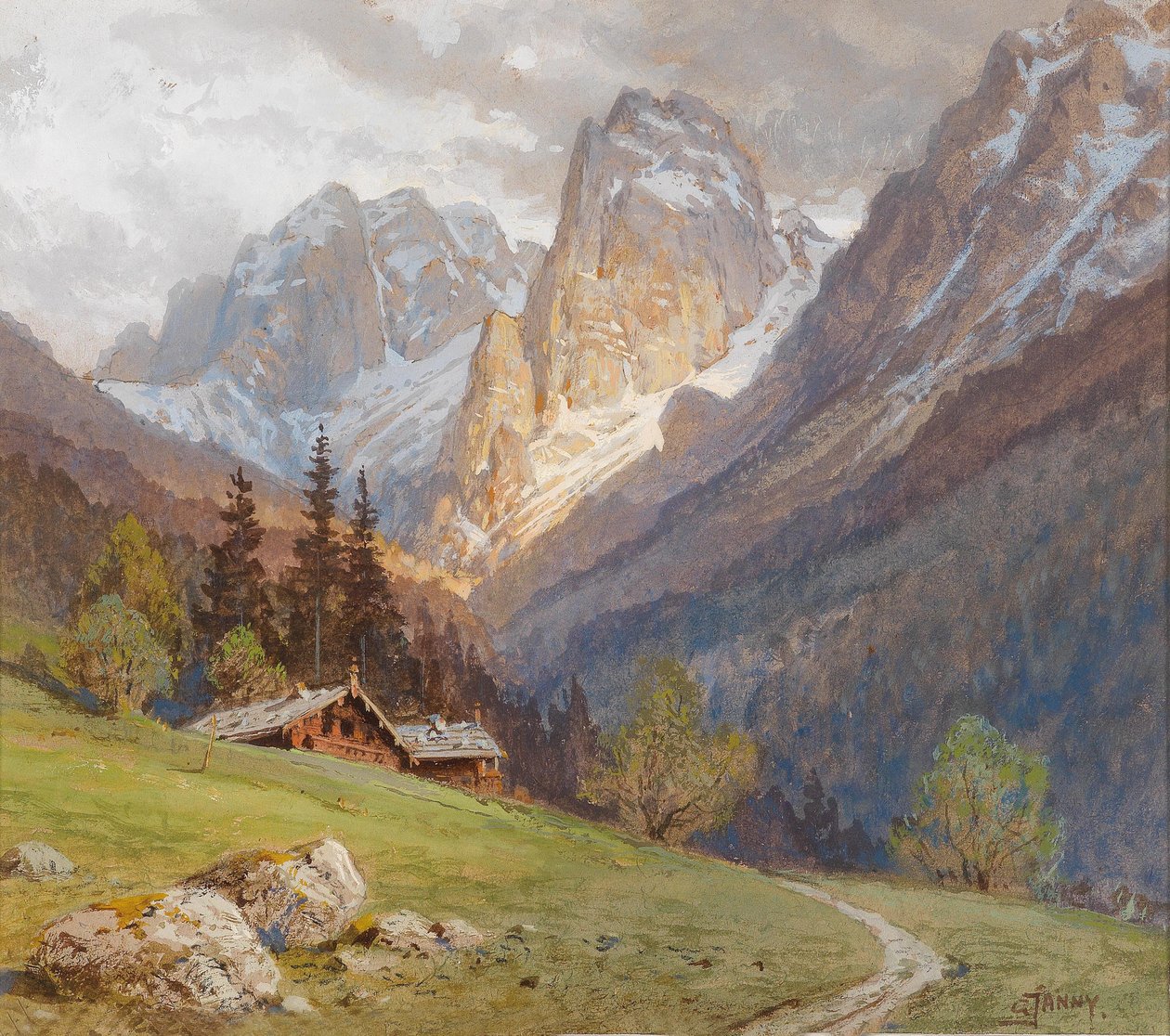 Der Wilde Kaiser bei Kufstein tekijältä Georg Janny