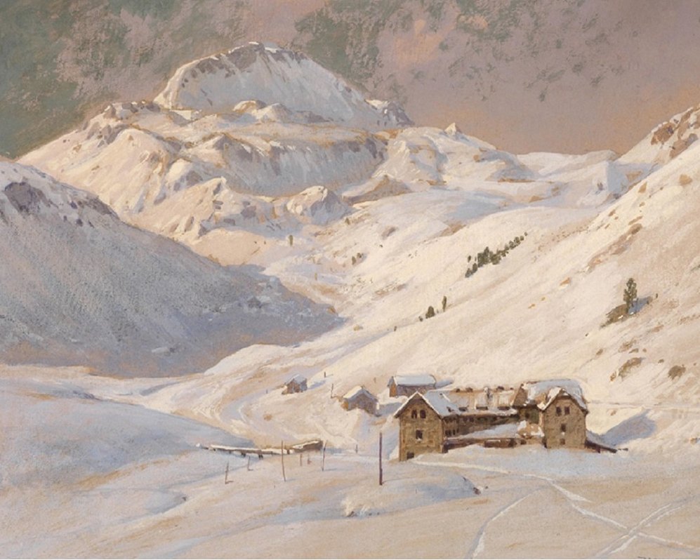 Seekar House ja Seekarspitze tekijältä Georg Janny