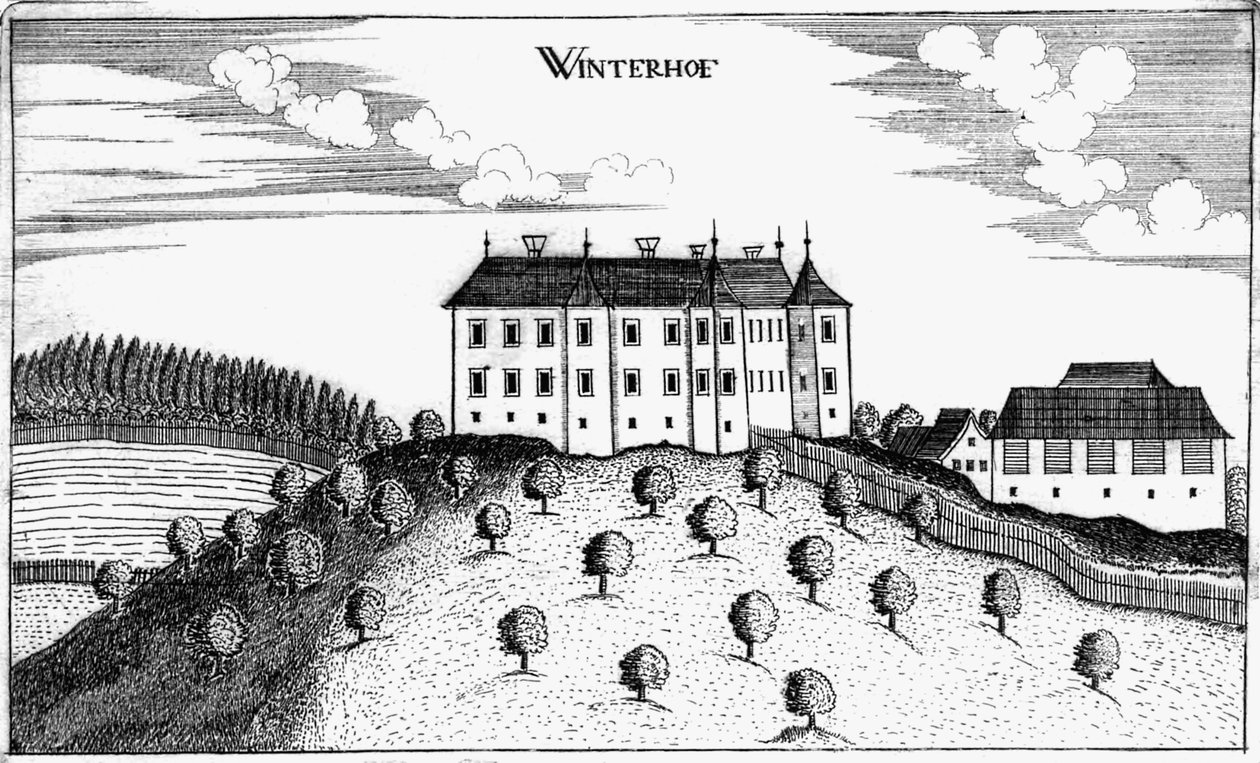 Schloss Winterhof Stögerdorfissa tekijältä Georg Matthaus Vischer