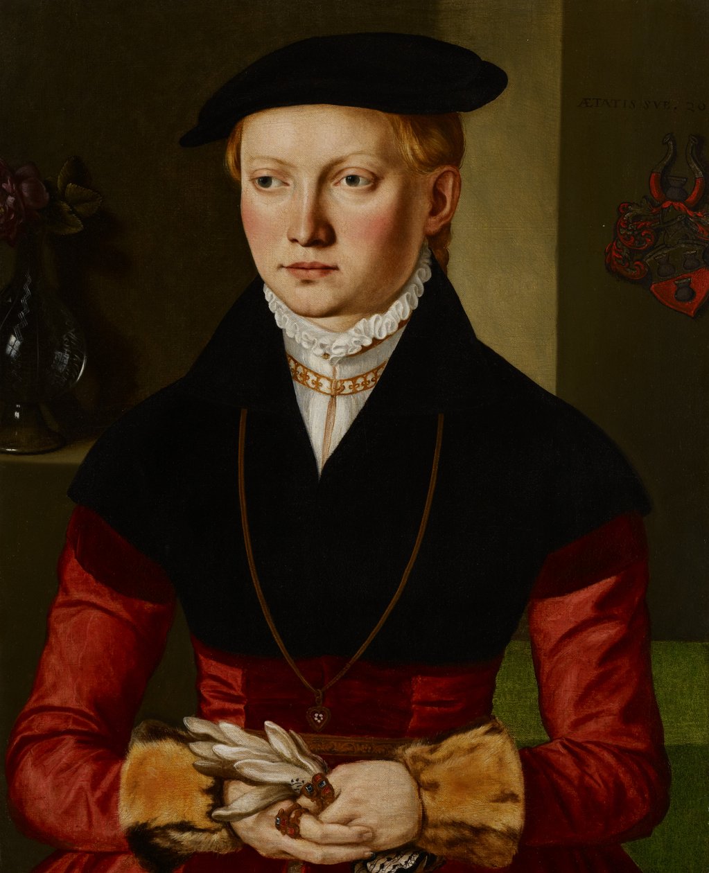 Tytön muotokuva, n. 1545 tekijältä Georg Pencz