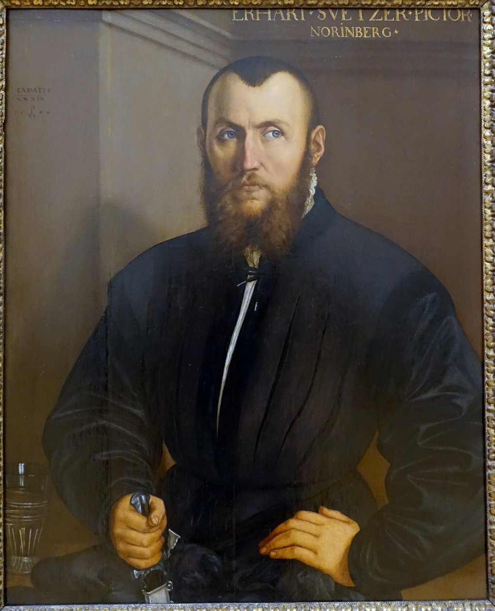 Taidemaalari Erhard Schwetzer Nürnbergistä tekijältä Georg Pencz