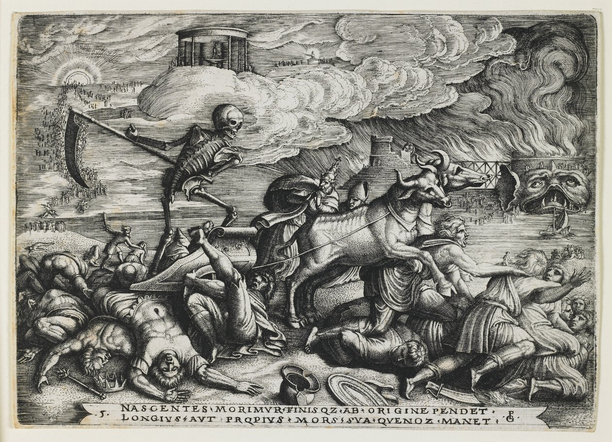 Kuoleman voitto, 1539 tekijältä Georg Pencz