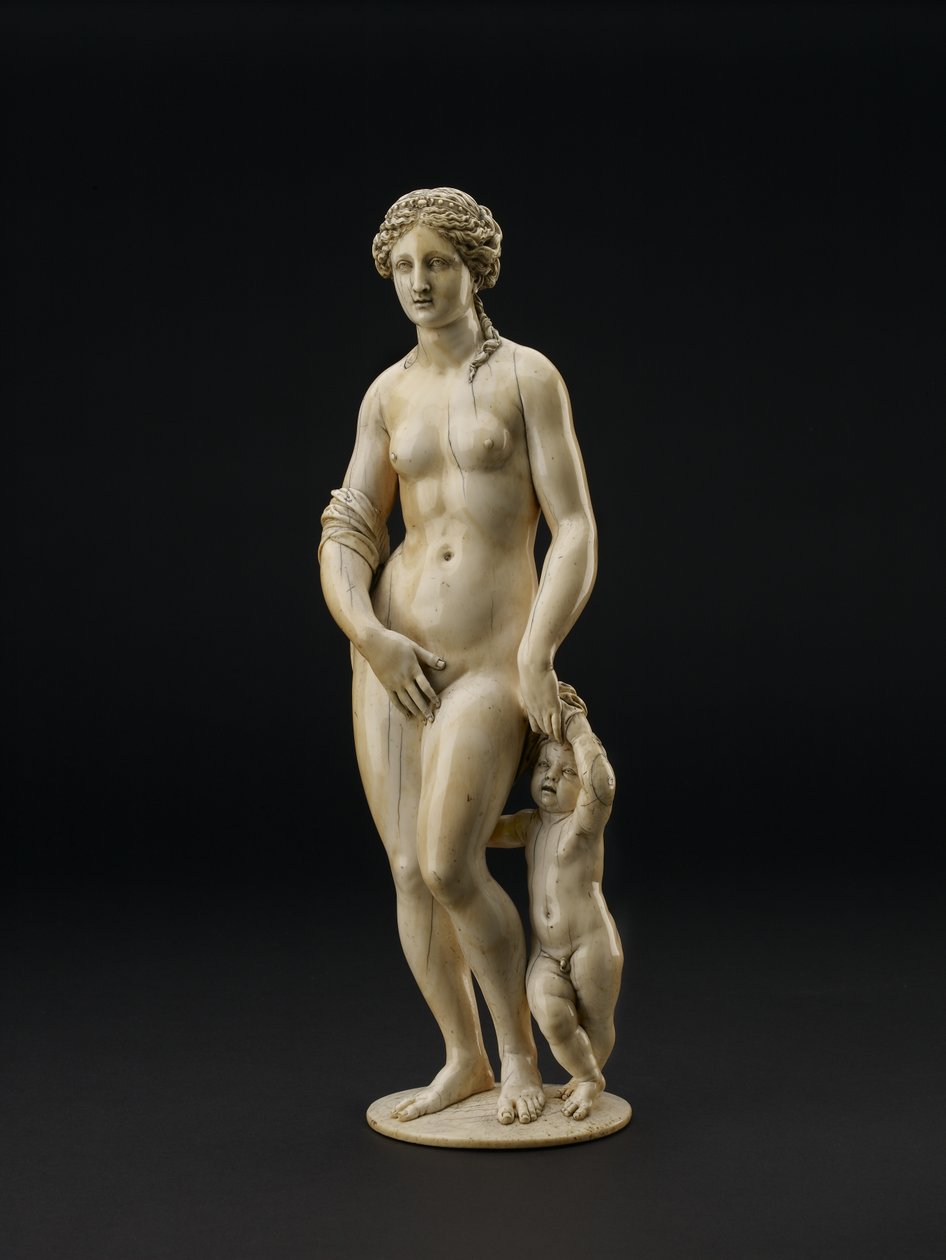 Venus ja Amor, noin 1624 tekijältä Georg Petel