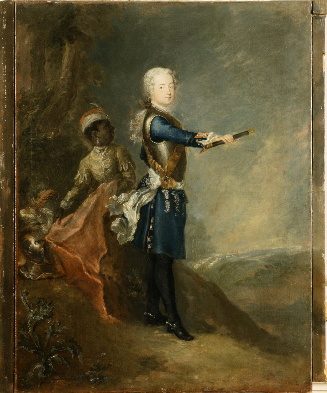 Frederick II kruununprinssinä, n. 1735 tekijältä Georg Wenzeslaus von Knobelsdorff