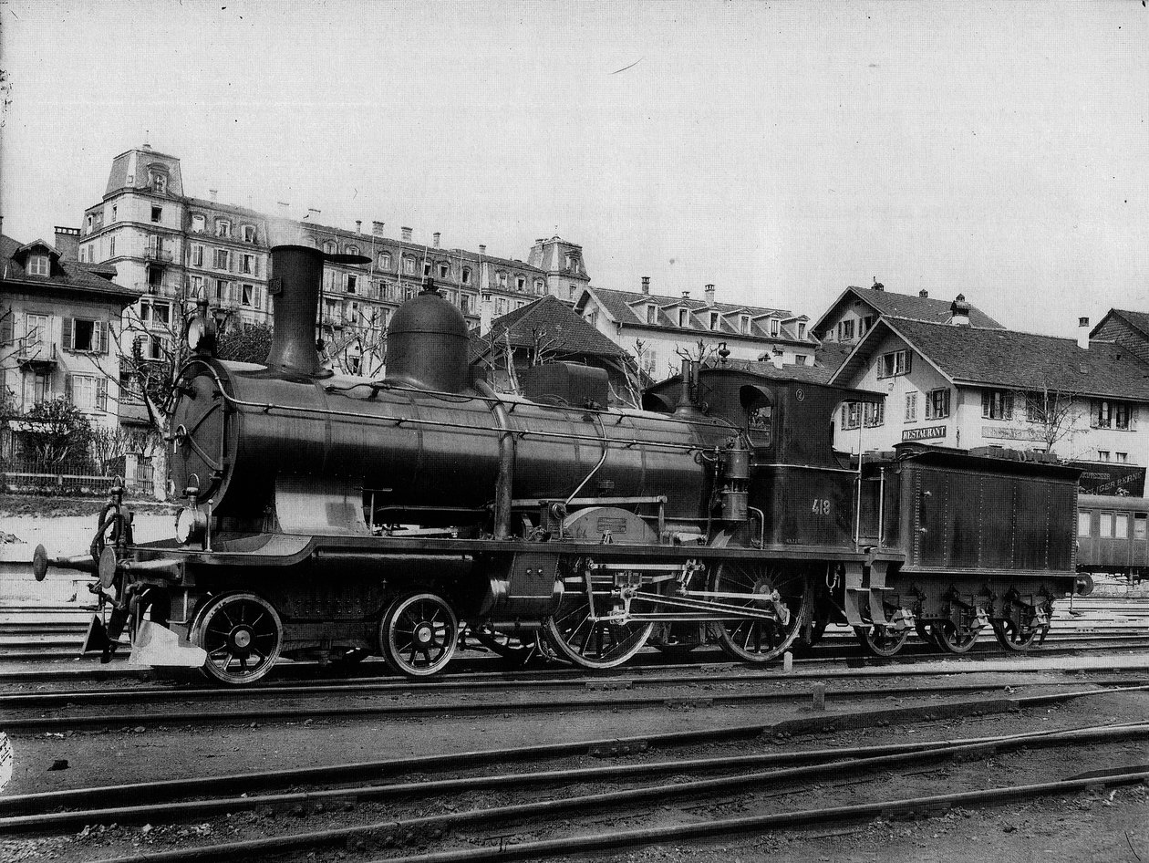 Schnellzuglocomotive A 2/4 Nr. 418 der Schweizeriſchen Bundesbahnen tekijältä Georg Wilhelm Hecklau