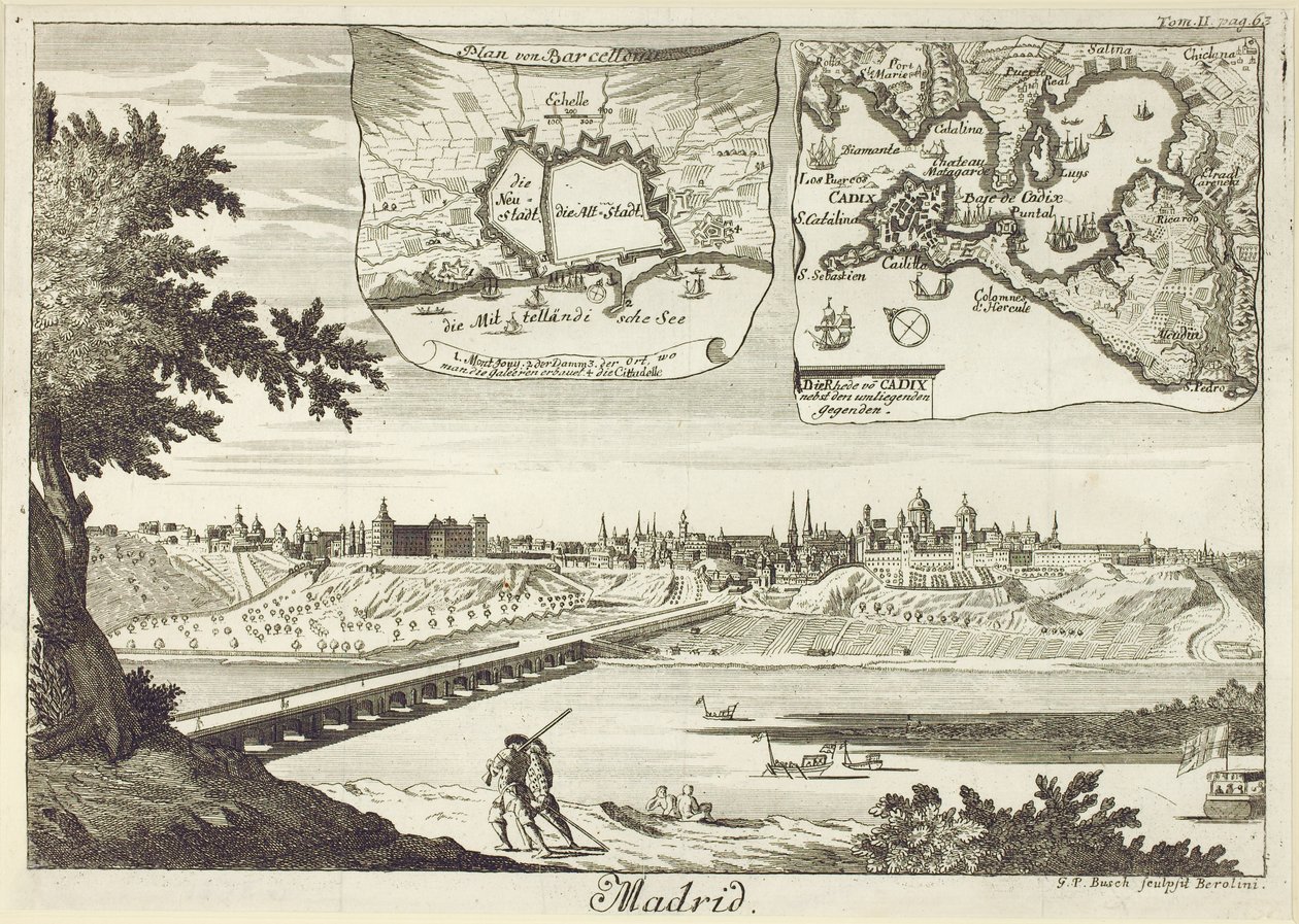 Madridin panoraama tekijältä Georg Paul Busch