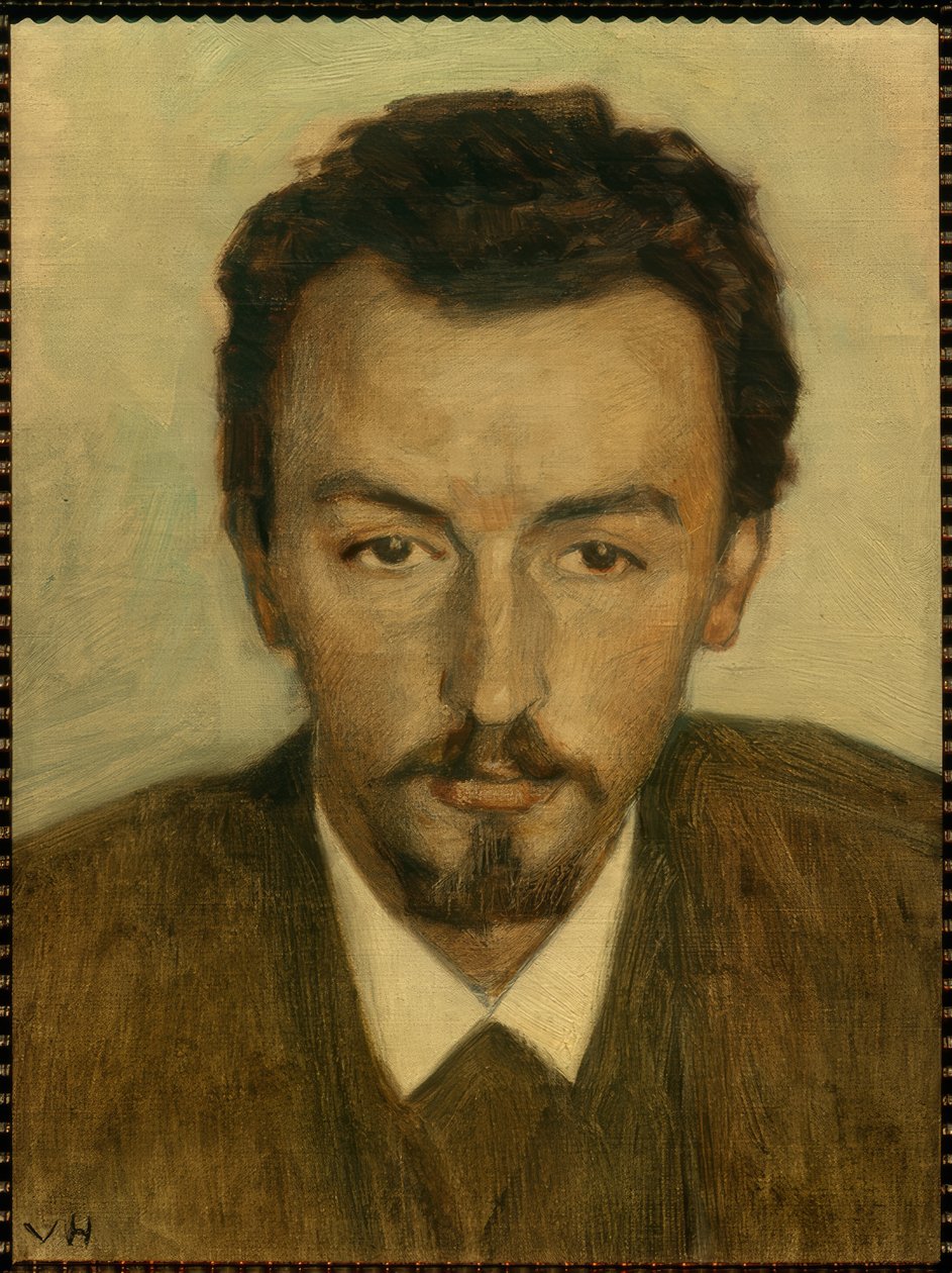 Taidemaalari Vilhelm Hammershoin muotokuva tekijältä Georg Nicolai Achen