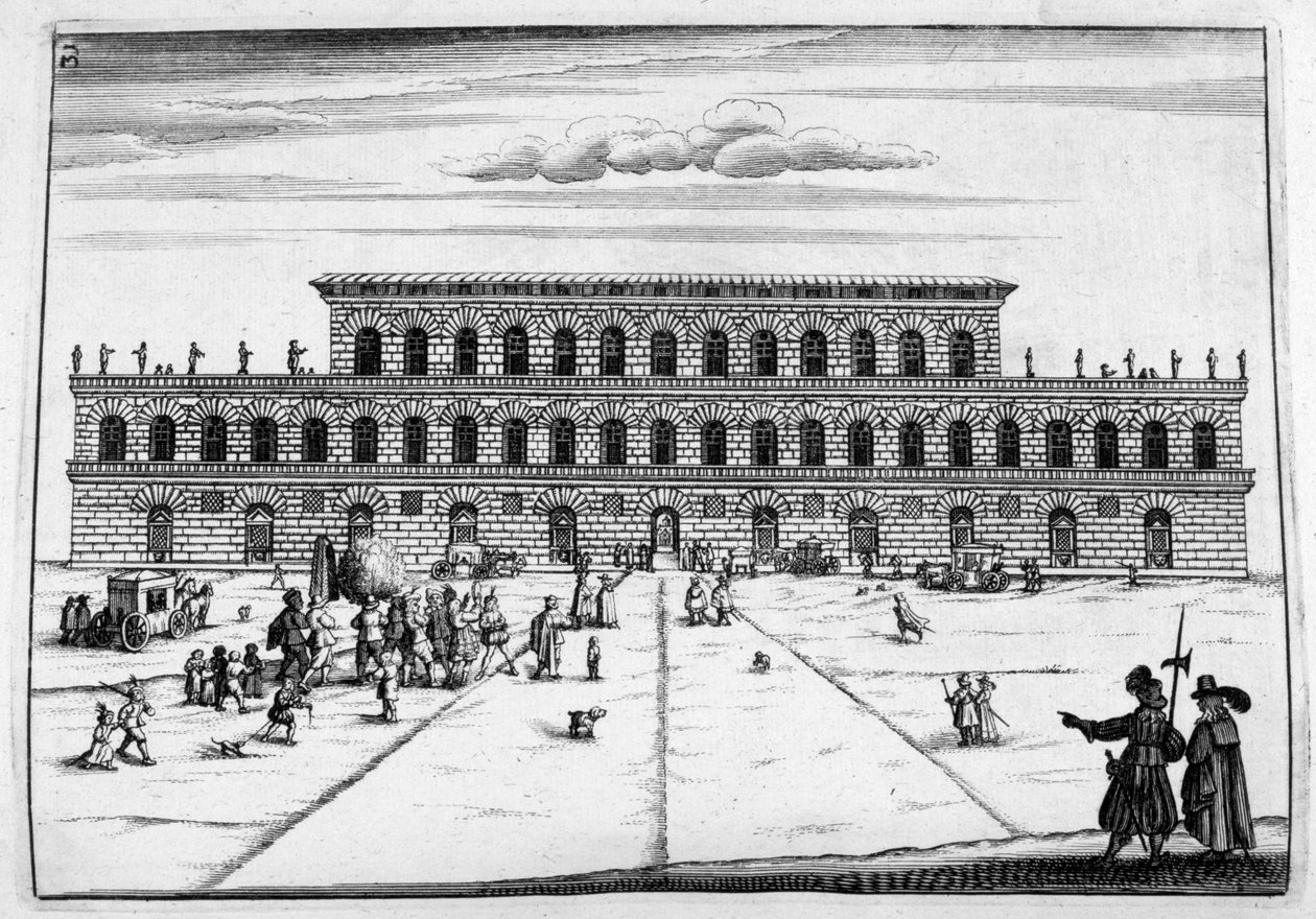 Linnan suunnittelu, 1664 tekijältä Georg Andreas Bockler