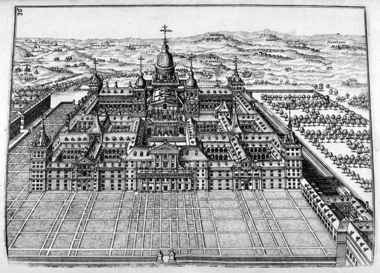 Linnan suunnittelu, 1664 tekijältä Georg Andreas Bockler