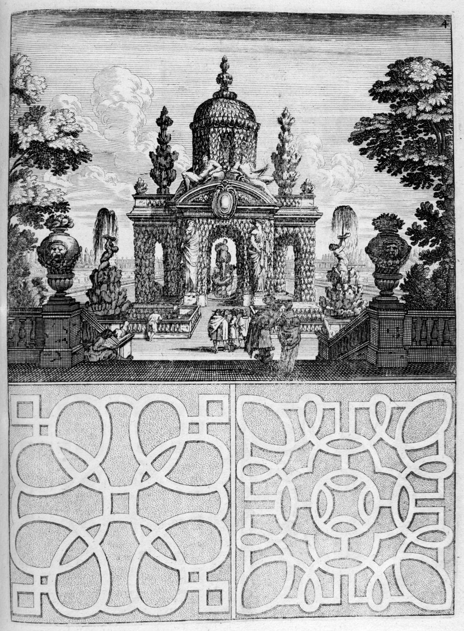 Talo- ja puutarhasuunnittelu, 1664 tekijältä Georg Andreas Bockler