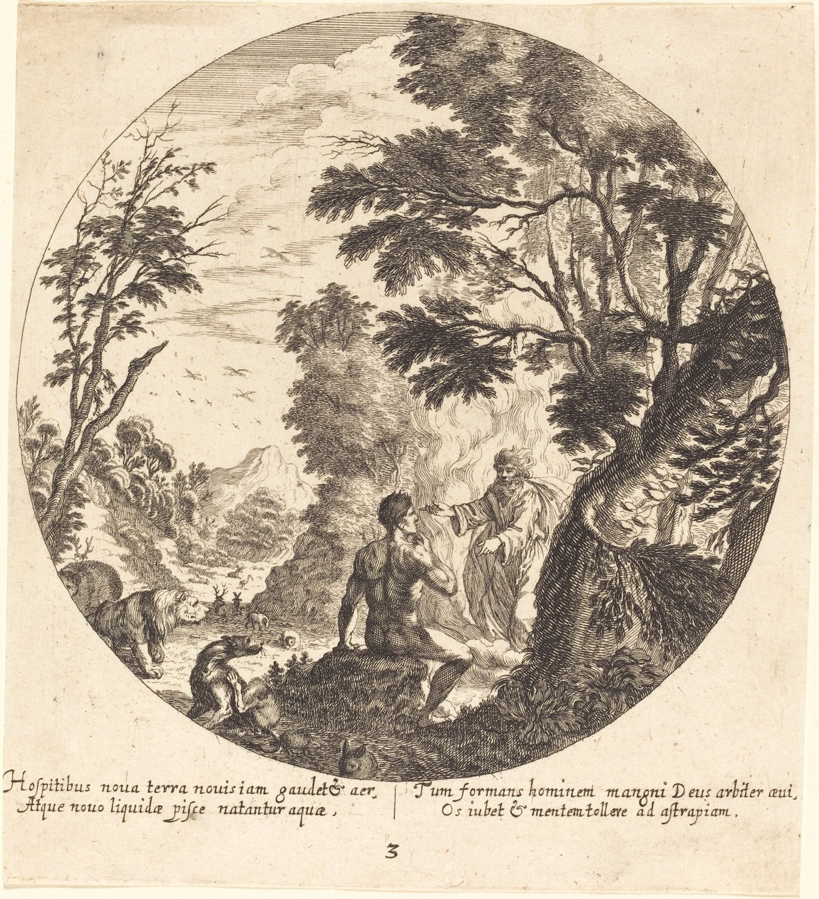 Jumala luova ihminen tekijältä Georg Andreas Wolfgang the Elder