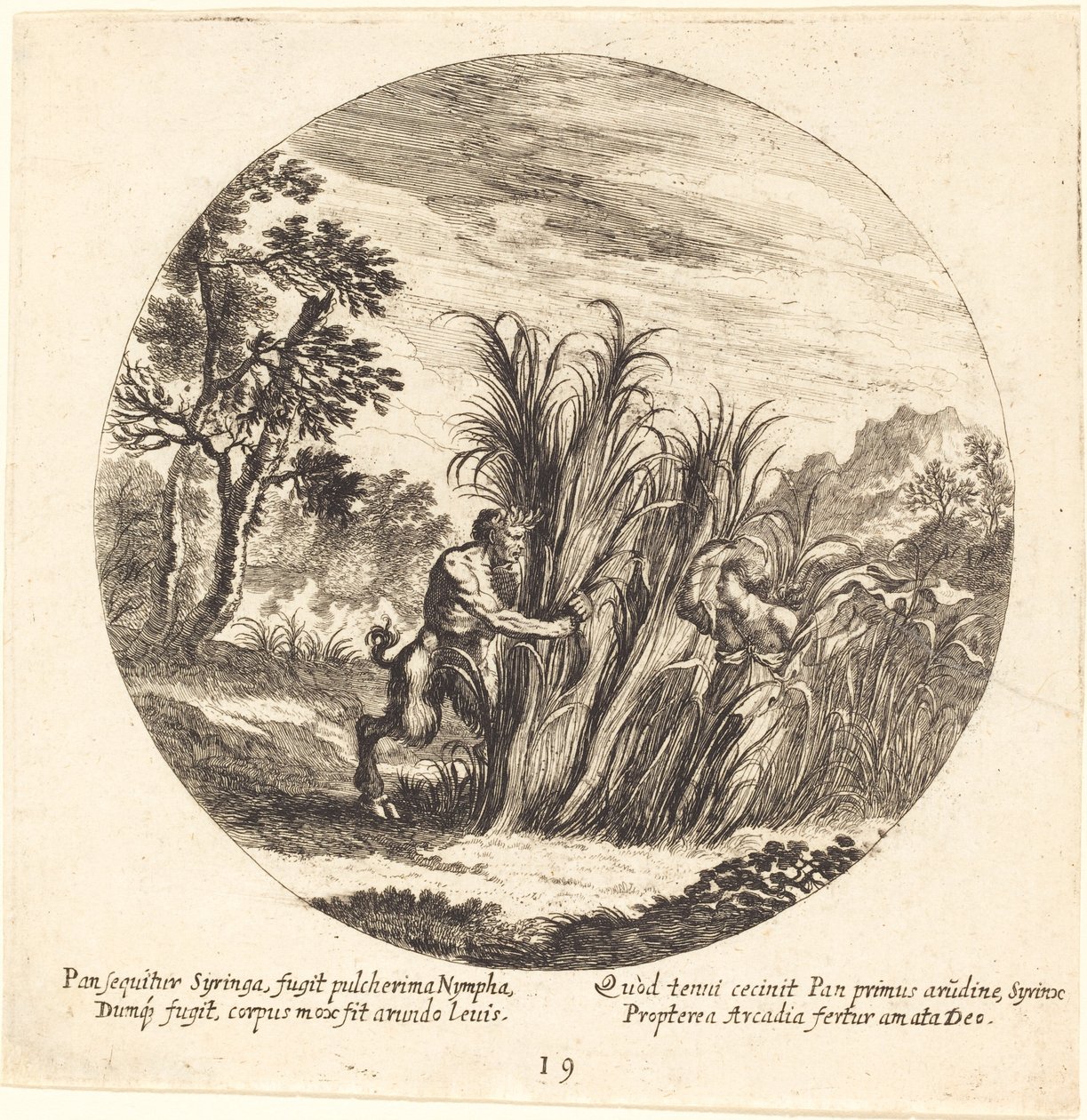 Pan ja Syrinx tekijältä Georg Andreas Wolfgang the Elder