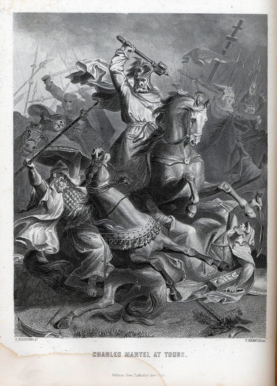 Charles Martel Toursissa, 1882 tekijältä Georg Bleibtreu