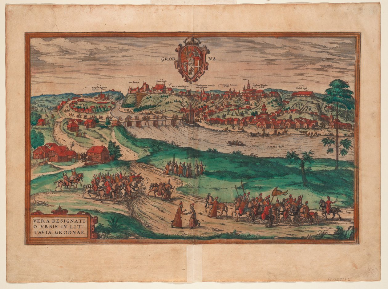 Grodno: Terrarium, 1577 tekijältä Georg Braun und Franz Hogenberg