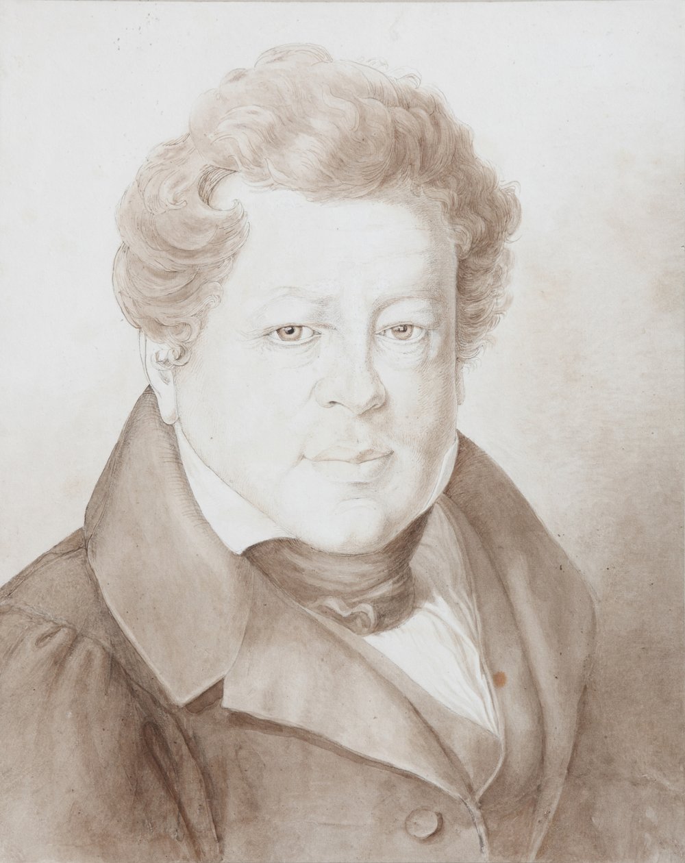 Aleksanteri Ivanovitš Turgenevin muotokuva 1784-1845, 1833 tekijältä Georg Christian August Kestner