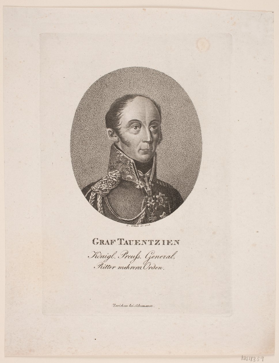 Tauentzienin hauta tekijältä Georg Christian Schule