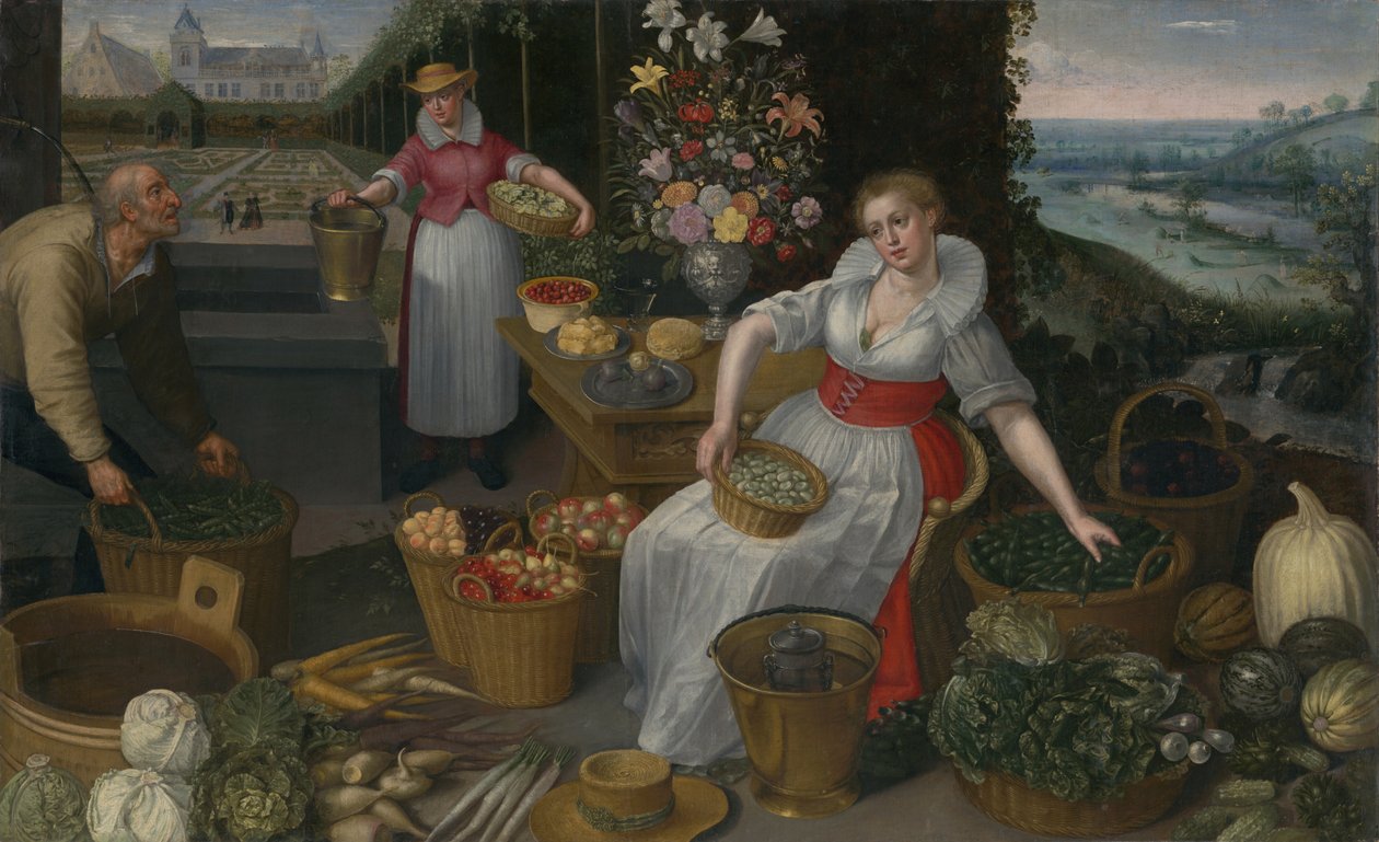 Kesän allegoria, 1593. tekijältä Georg Flegel