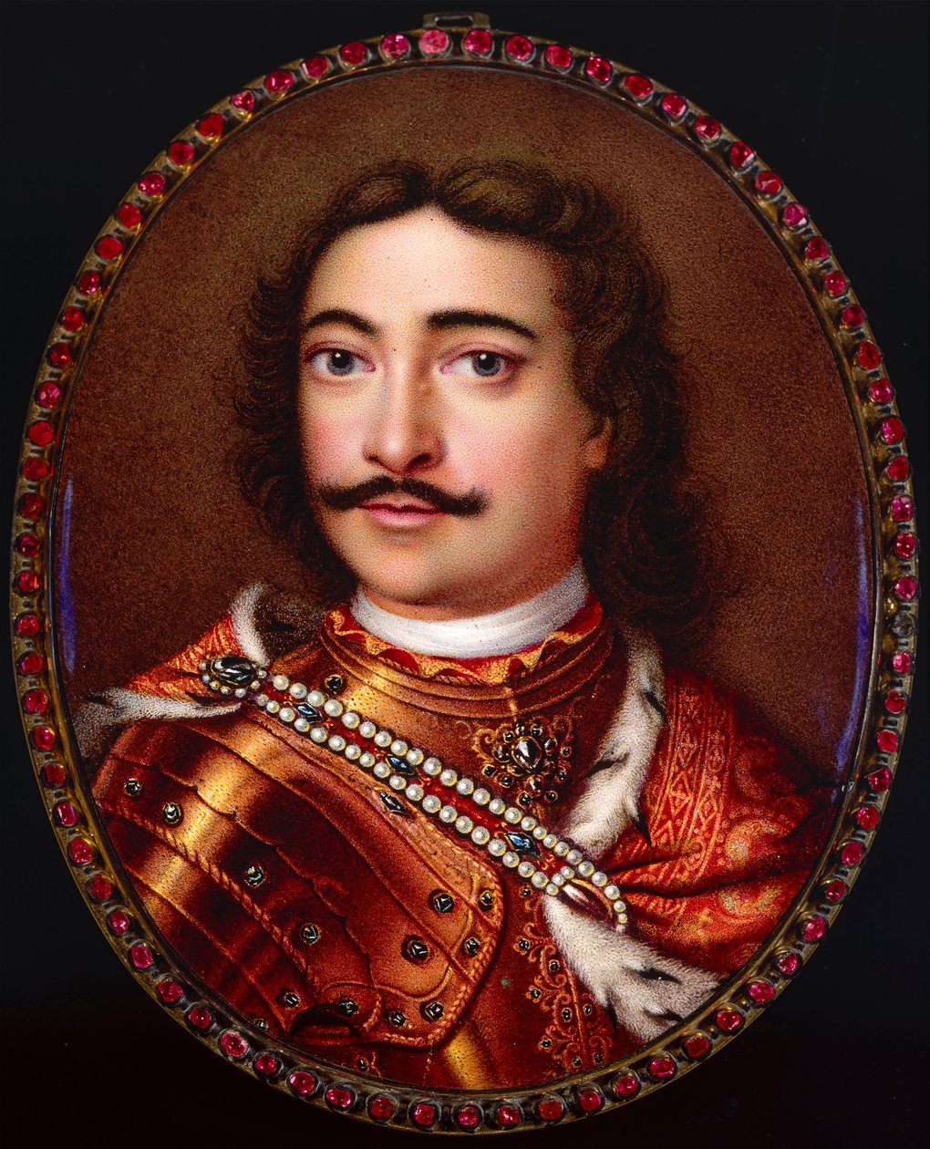 Keisari Pietari I Suuren muotokuva 1672-1725. tekijältä Georg Friedrich Dinglinger