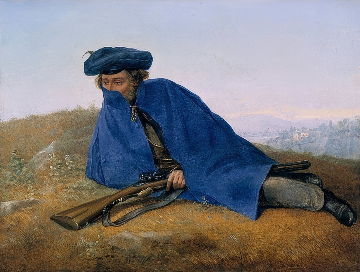 Esivarsilla. 1829 tekijältä Georg Friedrich Kersting