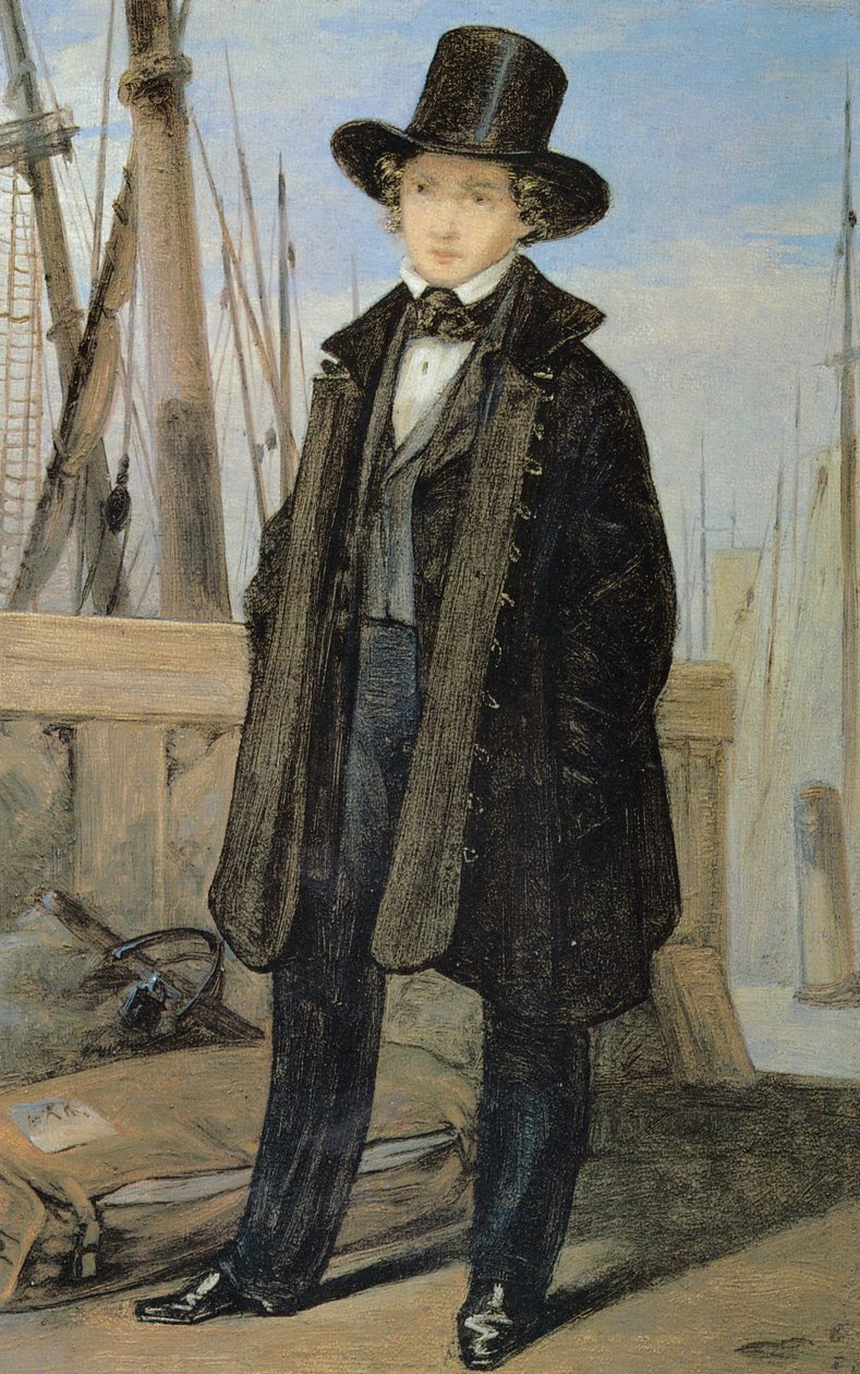 Richard Kersting ennen lähtöään Riikaan tekijältä Georg Friedrich Kersting