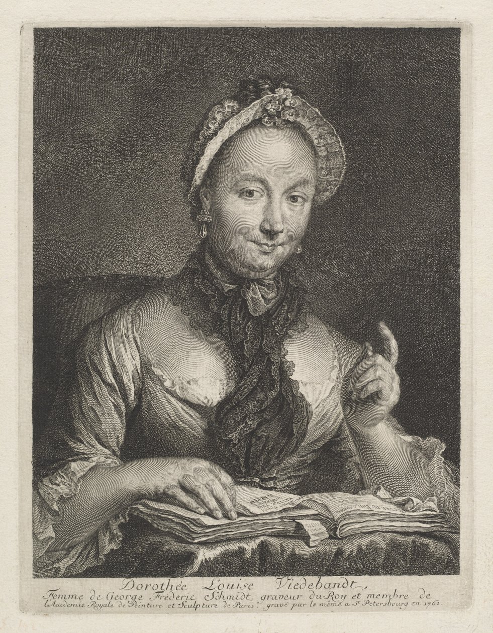 Dorothée Louise Viedebandt (Taiteilijan vaimo) tekijältä Georg Friedrich Schmidt
