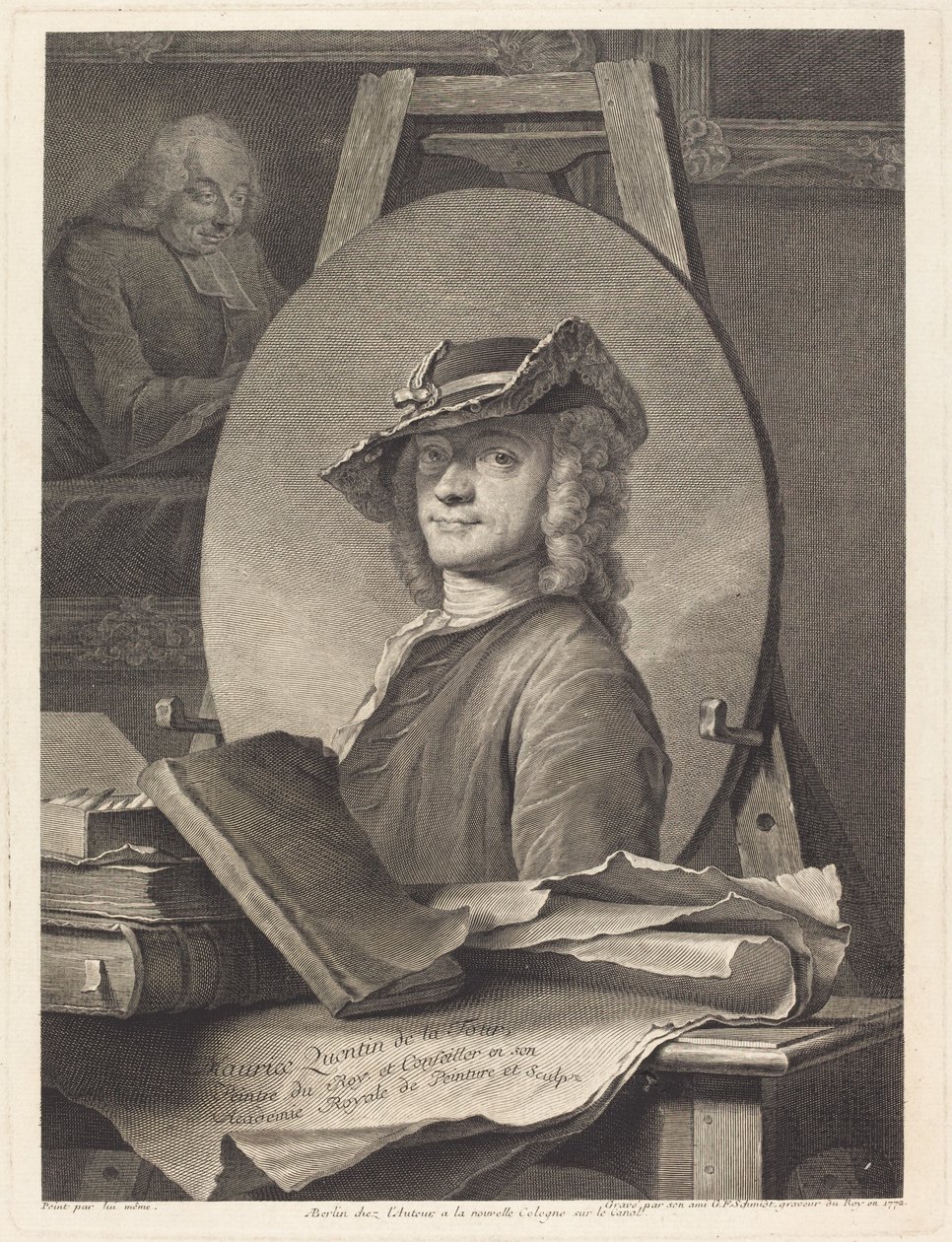 Maurice Quentin de la Tour tekijältä Georg Friedrich Schmidt after Maurice Quentin de La Tour
