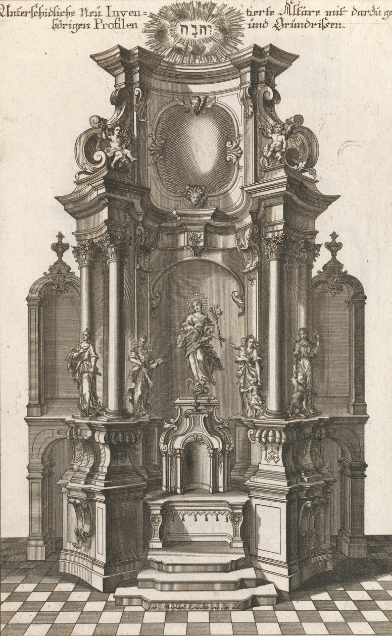 Suunnittelu monumentaalialttarille, levy c 