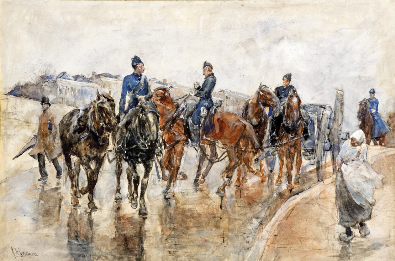 Liikkuvilta palaamassa tekijältä Georg Hendrik Breitner