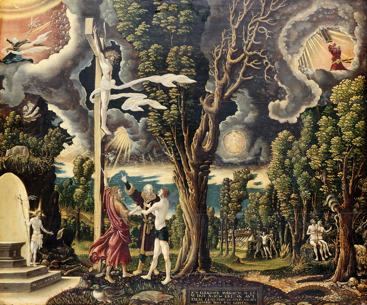 Pudotus ja lunastus, 1535 tekijältä Georg Lemberger