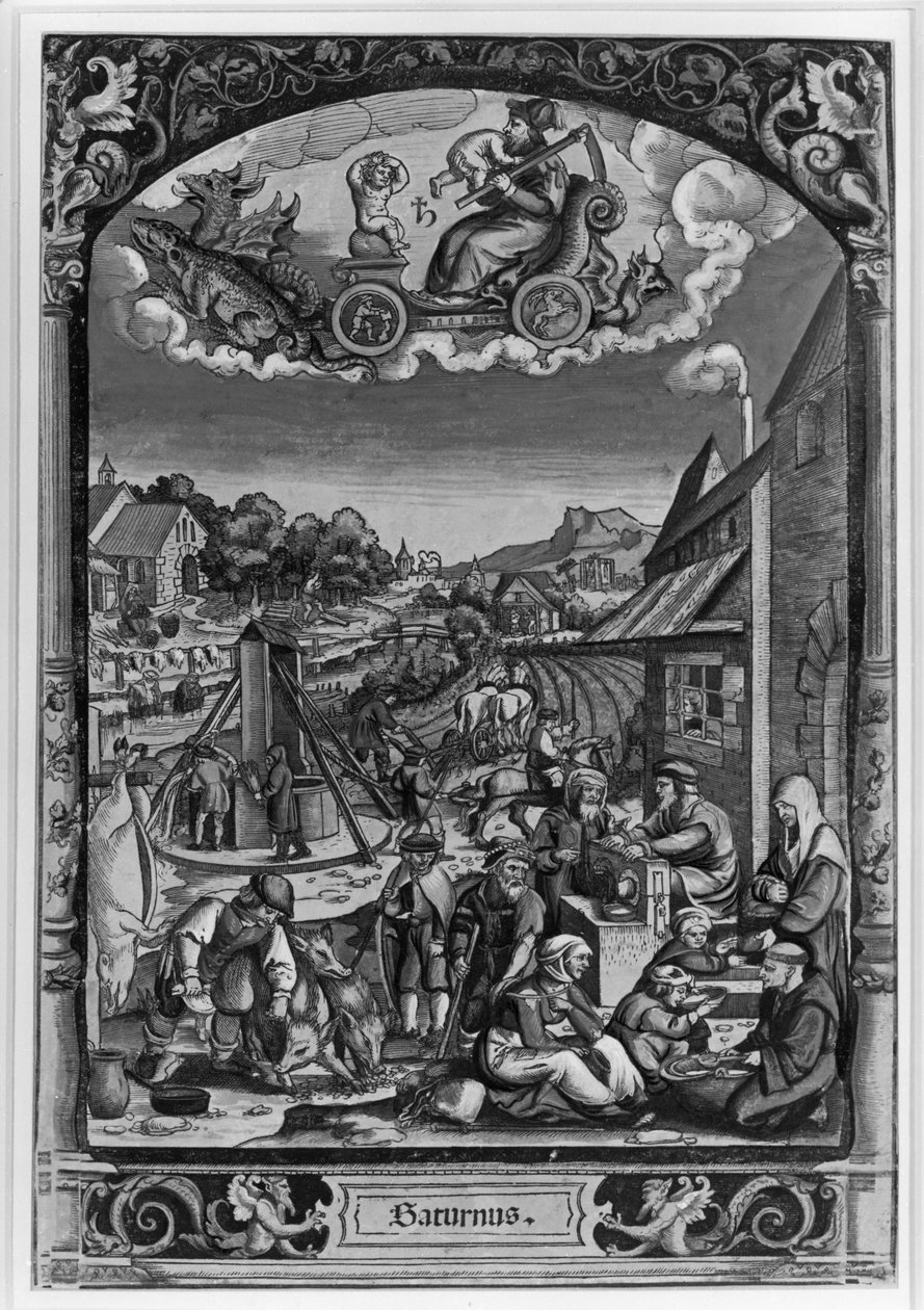 Seitsemän planeettaa: Saturnus tekijältä Georg Pencz
