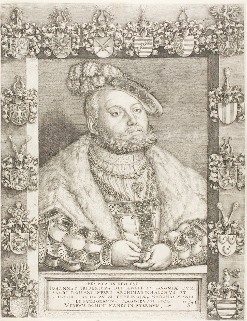 Ruumisruhtinas John Frederick Saksin suurmielinen tekijältä Georg Pencz