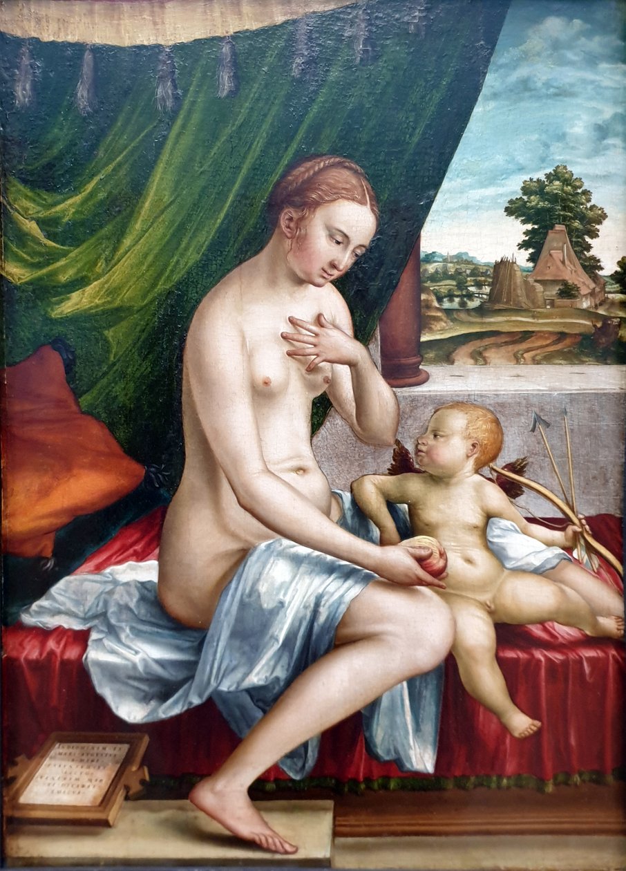 Saksa: Venus und Amor Venus ja Amor Venus ja Amor tekijältä Georg Pencz