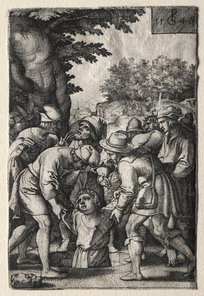 Joseph laskettiin kaivoon tekijältä Georg Pencz