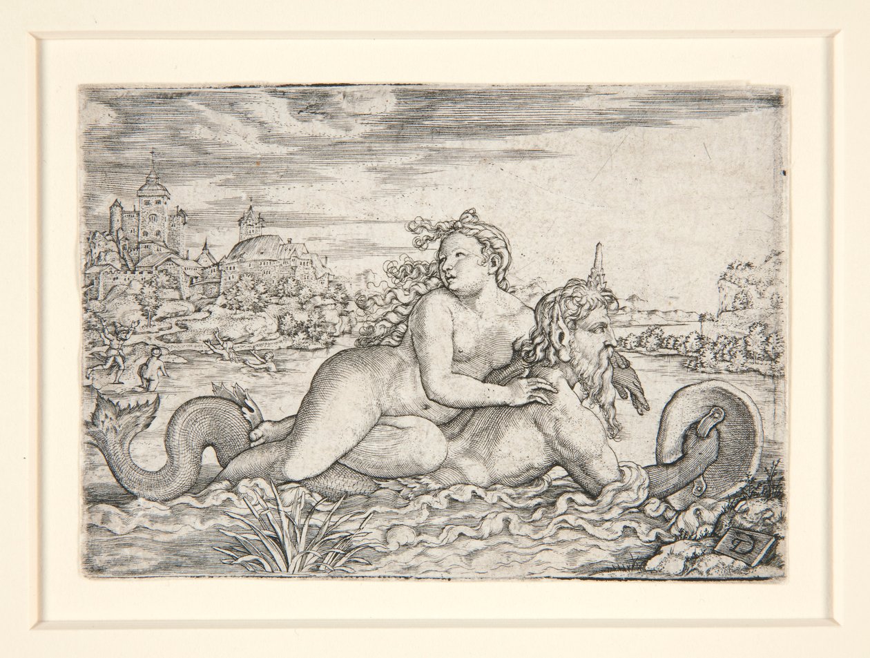 Merihirviön sieppaama neiti tekijältä Georg Pencz