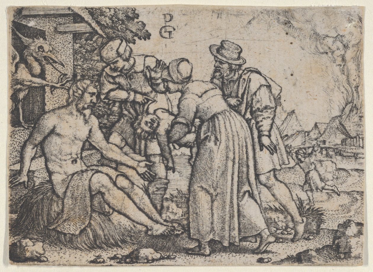 Jobin vaino. tekijältä Georg Pencz