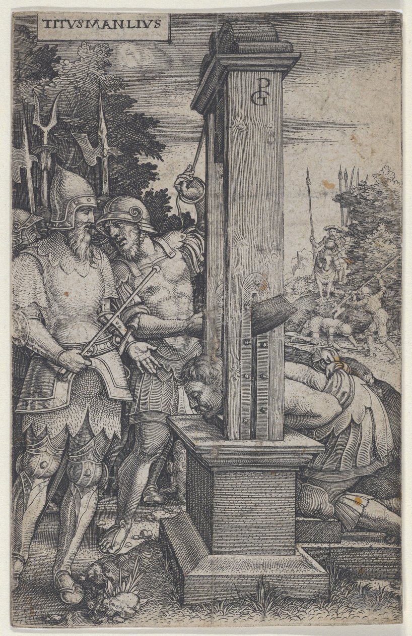 Titus Manlius, Roman Heroes, 1535. tekijältä Georg Pencz