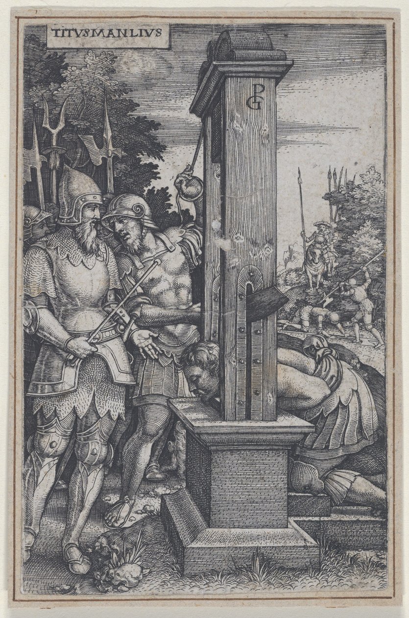 Titus Manlius, Roman Heroes, 1535. tekijältä Georg Pencz
