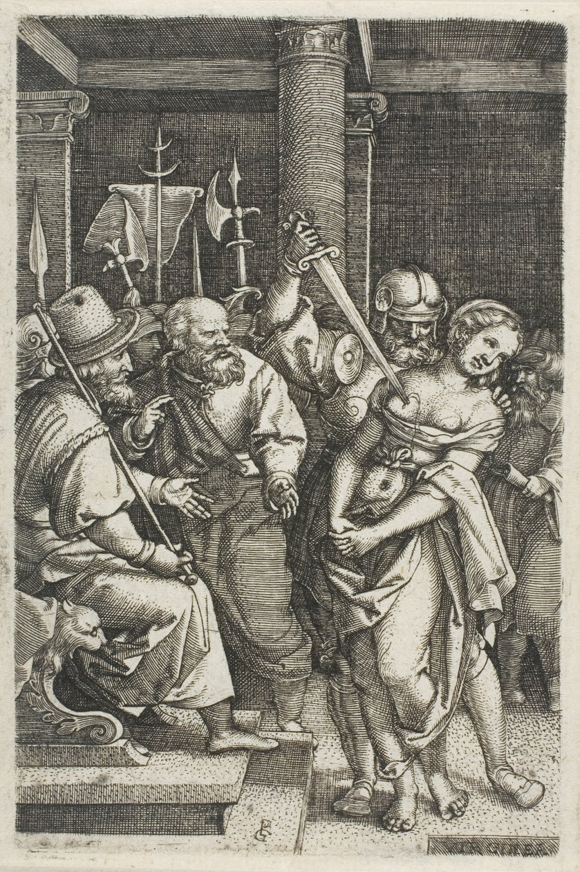 Virginius tappaa tyttärensä tekijältä Georg Pencz