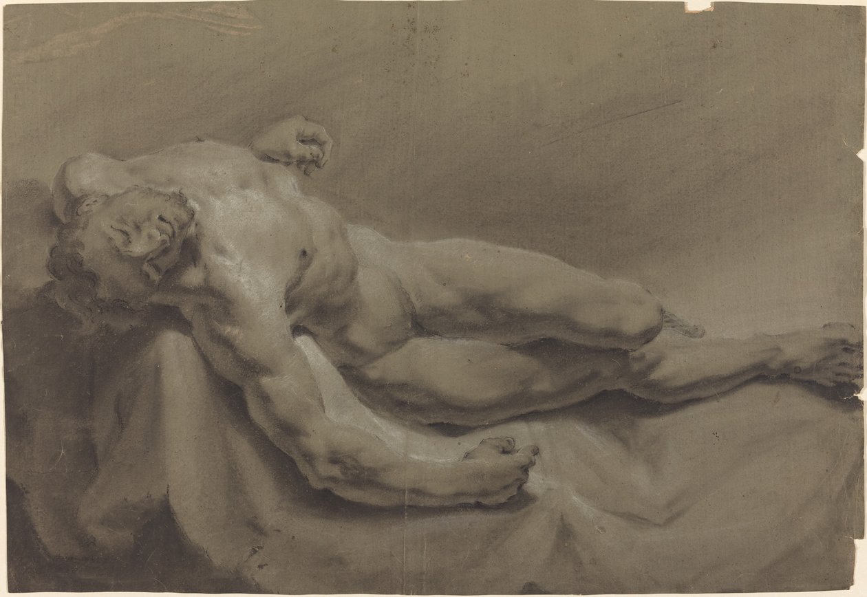Makaava alaston mies tekijältä Georg Raphael Donner