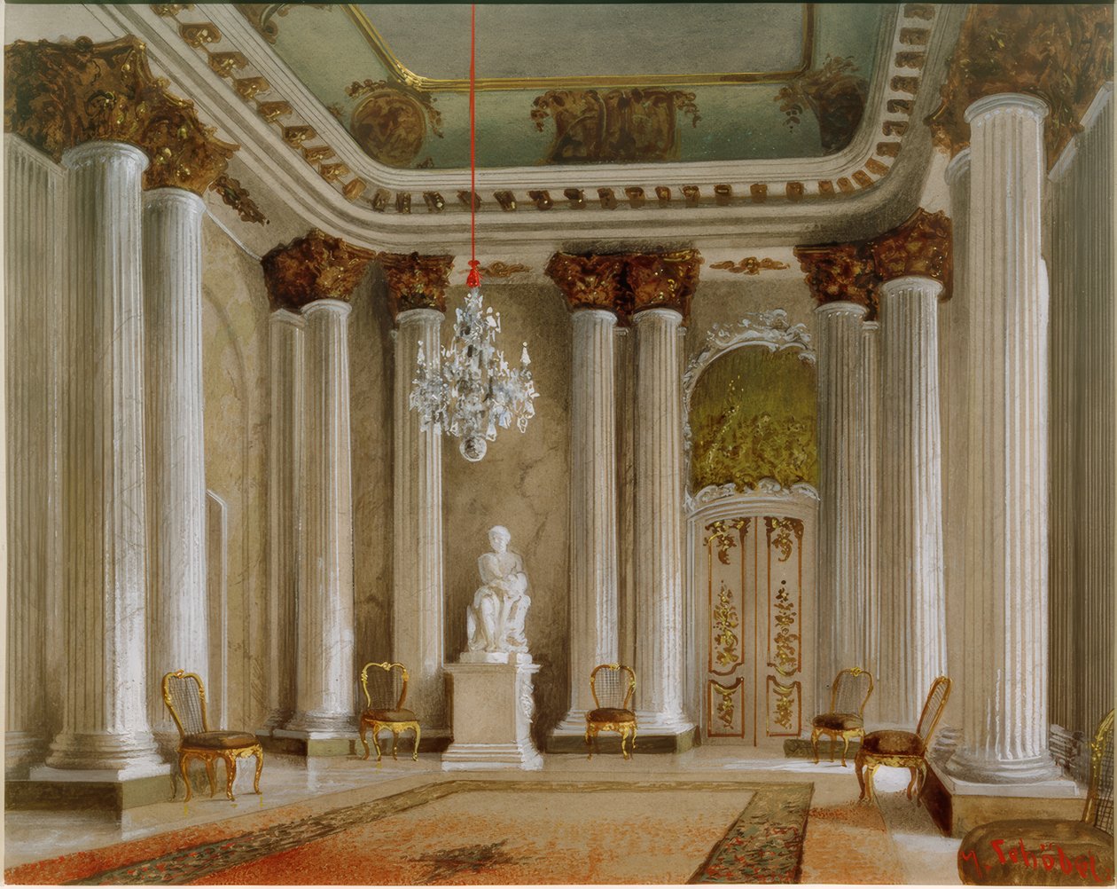 Sanssouci Palacen eteishuone tekijältä Georg Schöbel
