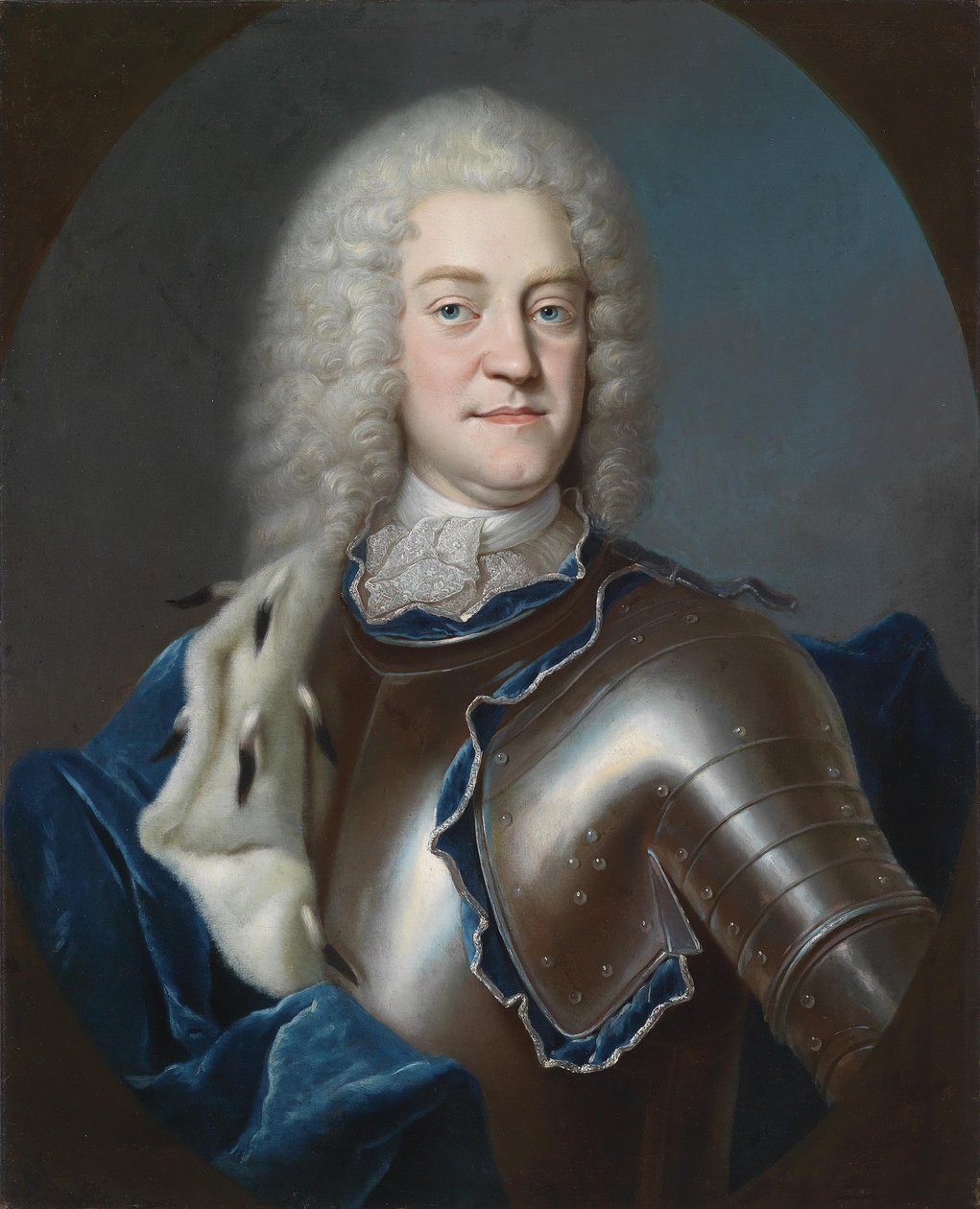 Christian Ludwig II:n muotokuva, 1683-1756 Mecklenburgin herttua, 1731-1732 tekijältä Georg Weissmann