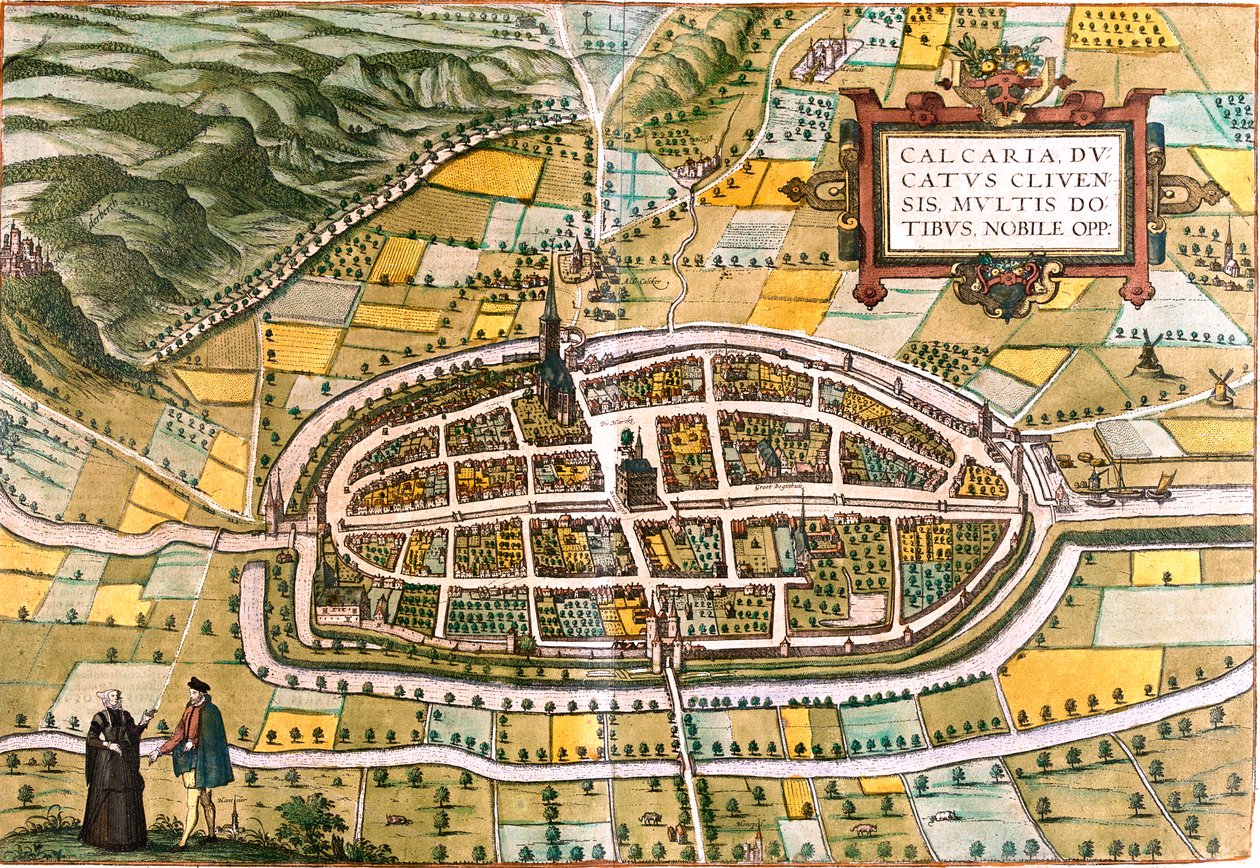 Kalkar, Saksa tekijältä Georg and Hogenberg Franz (1535 90) Braun