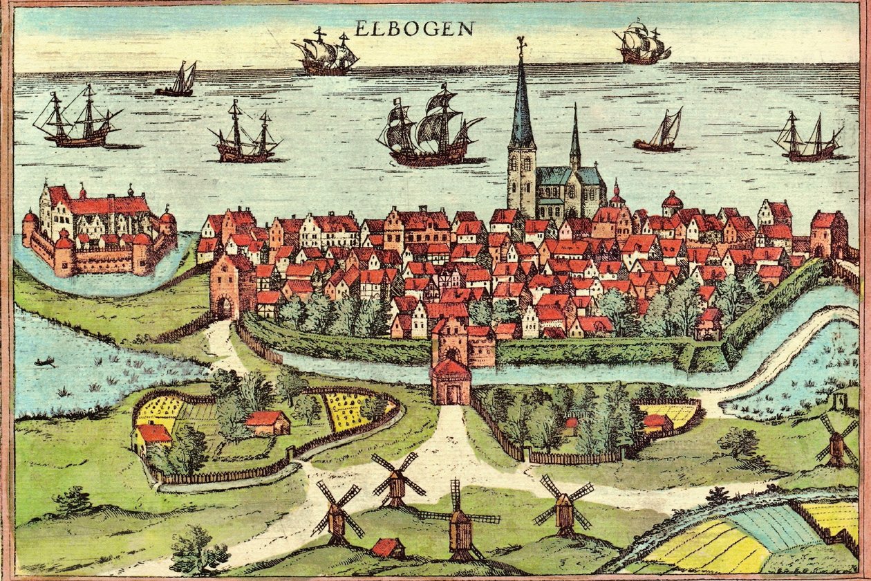 Malmö, Ruotsi tekijältä Georg and Hogenberg Franz (1535 90) Braun